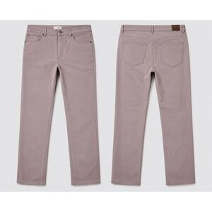 Peter Millar Crown Vintage Canvas Pants Mens 40 Gray 5 Pocket Chino JEANS